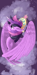 Size: 1500x3000 | Tagged: safe, artist:strawberrycheesecak3, twilight sparkle, alicorn, pony, g4, element of magic, female, mare, solo, twilight sparkle (alicorn)