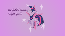 Size: 1920x1080 | Tagged: safe, artist:apertureninja, artist:blackgryph0n, artist:terkois, twilight sparkle, g4, cutie mark, dancing, female, quote, simple background, solo, vector, wallpaper