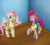 Size: 2000x1800 | Tagged: safe, artist:wafflecannon, fluttershy, pinkie pie, g4, workout outfit