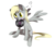 Size: 1889x1771 | Tagged: safe, artist:affanita, derpy hooves, pegasus, pony, g4, drool, female, mare, mouth hold, question mark, record, solo