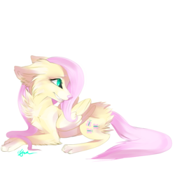 Size: 1181x1181 | Tagged: safe, artist:affanita, fluttershy, wolf, g4, cute, female, flutterwolf, shyabetes, simple background, snoozy sour, solo, species swap, transparent background, wolfified