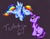 Size: 2009x1577 | Tagged: safe, artist:gddisgrace, rainbow dash, twilight sparkle, g4, female, lesbian, ship:twidash, shipping