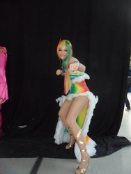 Size: 3240x4320 | Tagged: safe, artist:decares, rainbow dash, human, g4, cosplay, irl, irl human, photo, solo