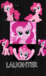 Size: 1080x1776 | Tagged: safe, pinkie pie, earth pony, pony, g4, black background, female, filly, filly pinkie pie, simple background, solo, younger