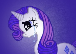 Size: 992x709 | Tagged: safe, artist:rsvpixie, rarity, g4, crying, female, solo