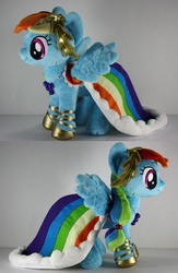 Size: 800x1229 | Tagged: safe, artist:babylondonstar, rainbow dash, g4, irl, photo, plushie