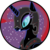 Size: 1200x1200 | Tagged: safe, artist:rob barba, nightmare moon, g4, armor, female, latin, portrait, recolor, solo, translation request