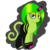 Size: 2048x2048 | Tagged: safe, artist:equinepalette, pony, ponified, solo, sonic lost world, sonic the hedgehog (series), zeena