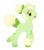 Size: 400x450 | Tagged: safe, artist:twisted-severity, oc, oc only, earth pony, original species, pony, augmented tail, blank flank, dandelion, solo