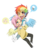 Size: 1235x1397 | Tagged: safe, artist:laigubalane, fluttershy, rainbow dash, human, g4, butterscotch, clothes, converse, cutie mark, gay, humanized, male, pictogram, rainbow blitz, rule 63, ship:butterblitz, ship:flutterdash, shipping, sweater, sweatershy, winged humanization