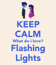 Size: 600x700 | Tagged: safe, artist:mercy2009, flash sentry, twilight sparkle, equestria girls, g4, my little pony equestria girls, flashing lights, kanye west, keep calm and carry on, ship:flashlight, shipping, song reference