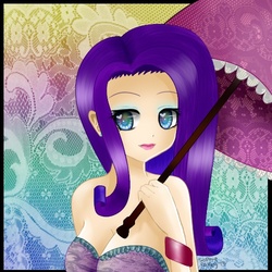 Size: 512x512 | Tagged: safe, artist:kyuniko, rarity, human, g4, female, humanized, solo