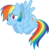 Size: 3500x3539 | Tagged: safe, artist:sulyo, rainbow dash, pony, g4, sonic rainboom (episode), .svg available, female, simple background, solo, transparent background, vector