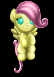 Size: 2480x3508 | Tagged: dead source, safe, artist:privia, fluttershy, g4, female, foal, solo, younger