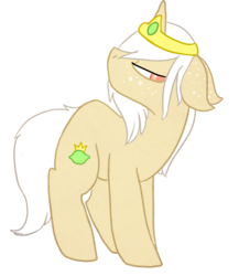 Size: 2606x3000 | Tagged: safe, artist:human-pet-butters, oc, oc only, pony, unicorn, crown, solo