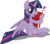 Size: 2835x2482 | Tagged: safe, artist:jcosneverexisted, twilight sparkle, alicorn, pony, g4, bibliophile, book, cargo ship, female, heart, mare, ship:twibook, shipping, solo, that pony sure does love books, twilight sparkle (alicorn)