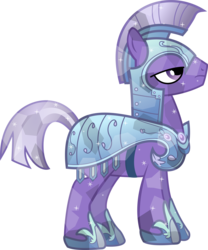 Size: 5413x6500 | Tagged: safe, artist:theshadowstone, crystal pony, pegasus, pony, g4, absurd resolution, armor, crystal empire, crystal guard, crystal guard armor, male, royal guard, simple background, solo, stallion, transparent background, vector