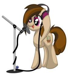 Size: 2430x2714 | Tagged: safe, artist:template93, oc, oc only, oc:cupcake slash, earth pony, pony, female, mare, present, simple background, solo, transparent background