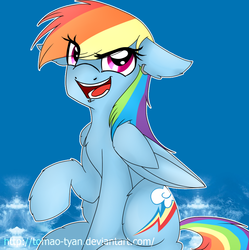 Size: 902x905 | Tagged: safe, artist:yashathebasher, rainbow dash, g4, earring, female, solo