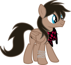 Size: 3000x2763 | Tagged: safe, artist:nero-narmeril, oc, oc only, oc:moonstar, pegasus, pony, bracelet, clothes, jewelry, male, scarf, simple background, solo, stallion, transparent background, vector