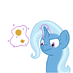 Size: 550x550 | Tagged: safe, artist:mettauro, trixie, pony, unicorn, g4, animated, eating, female, mare, peanut butter crackers, solo