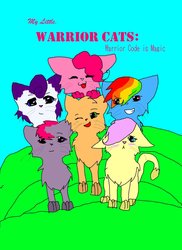 Size: 763x1048 | Tagged: safe, artist:kori-s, applejack, fluttershy, pinkie pie, rainbow dash, rarity, twilight sparkle, cat, g4, crossover, rainbow cat, raricat, species swap, warrior cats