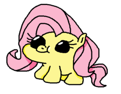 Size: 438x340 | Tagged: safe, artist:jazo123, fluttershy, g4, baby, female, filly, solo