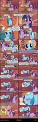 Size: 992x3150 | Tagged: safe, artist:skipsy, rainbow dash, twilight sparkle, comic:dawn of a new day, g4, blushing, comic, female, golden oaks library, lesbian, ship:twidash, shipping, show accurate