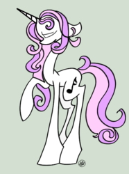 Size: 446x600 | Tagged: safe, artist:papermonster2000, sweetie belle, g4, female, solo
