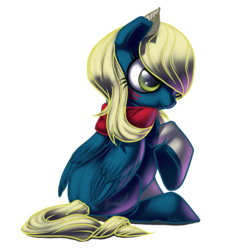 Size: 1200x1200 | Tagged: safe, artist:whitespades, oc, oc only, pegasus, pony, clothes, scarf, solo