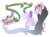 Size: 1500x1100 | Tagged: safe, artist:missblossomadopts, oc, oc only, earth pony, monster pony, original species, piranha plant pony, pony, solo