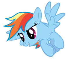 Size: 7000x5710 | Tagged: safe, artist:bronyvectors, rainbow dash, pegasus, pony, g4, .psd available, absurd resolution, female, flying, mare, simple background, solo, transparent background, vector