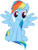 Size: 820x1073 | Tagged: safe, artist:anxet, rainbow dash, pegasus, pony, g4, my little pony: friendship is magic, suited for success, female, mare, simple background, sitting, solo, spread wings, svg, transparent background, vector, wings