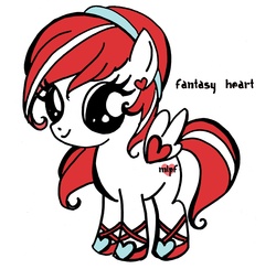 Size: 1791x1750 | Tagged: safe, artist:pixel-chick, oc, oc only, oc:fantasy heart, heart, solo
