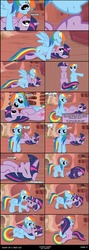 Size: 992x2774 | Tagged: safe, artist:skipsy, rainbow dash, twilight sparkle, comic:dawn of a new day, g4, comic, crying, female, golden oaks library, kissing, lesbian, ship:twidash, shipping, show accurate