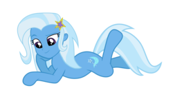 Size: 1280x818 | Tagged: safe, artist:php50, trixie, hybrid, original species, human head pony, equestria girls, g4, female, head swap, simple background, solo, transparent background, what has magic done, what has science done