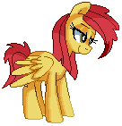 Size: 136x141 | Tagged: safe, artist:pepooni, oc, oc only, oc:peppy pines, pegasus, pony, animated, pixel art, solo