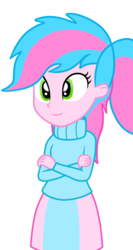Size: 652x1226 | Tagged: safe, artist:kesosofi, oc, oc only, equestria girls, g4, clothes, equestria girls-ified, solo, sweater