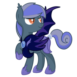 Size: 894x894 | Tagged: safe, artist:chesnutts, oc, oc only, bat pony, pony, solo