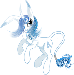 Size: 804x811 | Tagged: safe, artist:star-crossed-voyager, oc, oc only, donkey, hybrid, pony, unicorn, solo