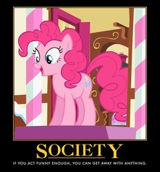 Size: 608x654 | Tagged: safe, pinkie pie, g4, female, motivational poster, solo