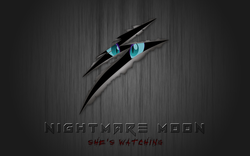 Size: 1920x1200 | Tagged: safe, artist:vexx3, nightmare moon, g4, eyes, looking at you, scratching, vector, wallpaper