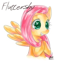 Size: 700x700 | Tagged: safe, artist:nanatuco, fluttershy, pegasus, pony, g4, female, mare, solo