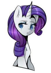 Size: 984x1396 | Tagged: safe, artist:camellia, rarity, g4, female, portrait, solo