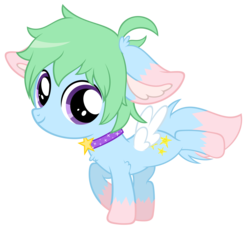 Size: 5453x5000 | Tagged: safe, artist:tzolkine, oc, oc only, original species, pegasus, pony, absurd resolution, augmented tail, female, filly, solo