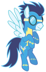 Size: 625x978 | Tagged: safe, artist:rainbowderp98, soarin', pegasus, pony, g4, sonic rainboom (episode), .ai available, male, simple background, solo, svg, transparent background, vector, wonderbolts uniform