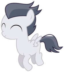 Size: 710x795 | Tagged: safe, artist:rainbowderp98, rumble, pegasus, pony, g4, hurricane fluttershy, colt, foal, male, simple background, solo, svg, transparent background, vector