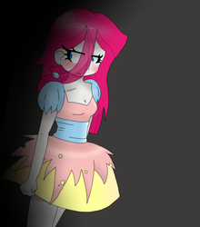 Size: 504x572 | Tagged: safe, artist:unicornicopian, pinkie pie, human, g4, female, humanized, pinkamena diane pie, solo