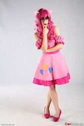 Size: 1024x1536 | Tagged: safe, artist:stunt-sheep, pinkie pie, human, g4, cosplay, groucho mask, irl, irl human, photo, solo
