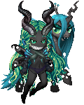 Size: 120x150 | Tagged: safe, artist:theanimefanz, queen chrysalis, changeling, changeling queen, human, g4, female, gaia online, simple background, transparent background